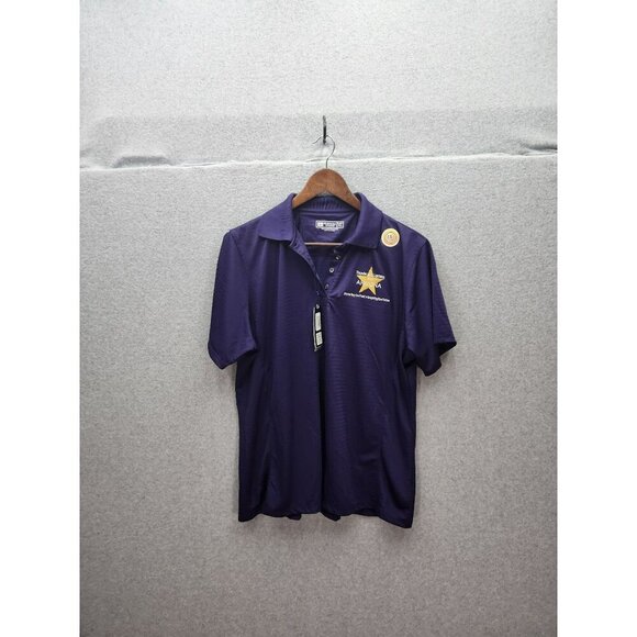 Bermuda Sands Polo Shirt XL Purple Thunder & Lightning Over Arizona Honoring The - Picture 1 of 6